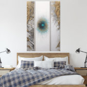 Exploring Abstracts キャンバスプリント (インサイチュ (寝室))