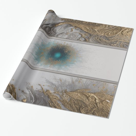 Exploring Abstracts ラッピングペーパー (アンロールド)