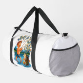 Exploring Nature: Boy Fishing With a Big Catch ダッフルバッグ (右コーナー)