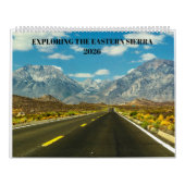 Exploring the Eastern Sierra 2026 | Photography カレンダー (カバー)
