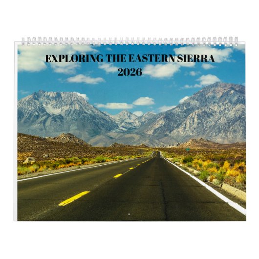 Exploring the Eastern Sierra 2026 | Photography カレンダー (カバー)