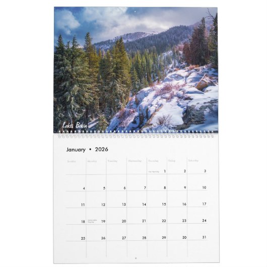 Exploring the Eastern Sierra 2026 | Photography カレンダー (1月 2026)