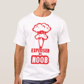 exploser du noob gamer bombe dessin tシャツ (正面)