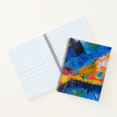 Explosion of Colors Spiral Notebook ノートブック (内部)