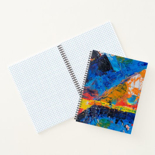 Explosion of Colors Spiral Notebook ノートブック (内部)
