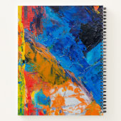 Explosion of Colors Spiral Notebook ノートブック (裏面)