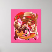 Explosion of Frozen Flavors キャンバスプリント (正面)