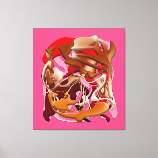 Explosion of Frozen Flavors キャンバスプリント (正面)