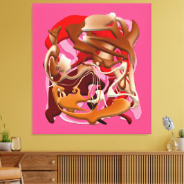 Explosion of Frozen Flavors キャンバスプリント