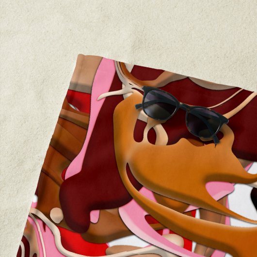 Explosion of Frozen Flavors ビーチタオル (インサイチュ)