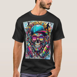 Explosion of Urban Art: The Skull of Hip-Hop Tシャツ