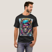 Explosion of Urban Art: The Skull of Hip-Hop Tシャツ (正面フル)