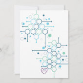 Explosive Fun Science Lab Birthday 招待状 (裏面)