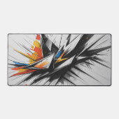 Explosive Geometry: A Burst of Abstract Energy デスクマット (正面)