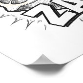 Explosive Pop Art Graphic: Zealous Zapping Zest ポスター (角)