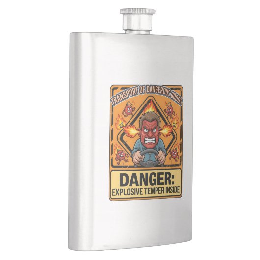 Explosive Temper Trucker | ADR digital download フラスク (右)