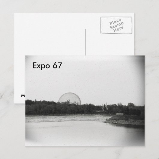 Expo 67はがき ポストカード (正面/裏面)
