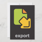 Export Icon 招待状 (正面)