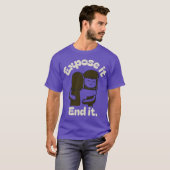 Expose It End It メンタルヘルス Tシャツ (正面フル)