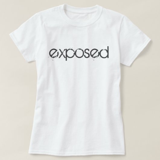 Exposed Tシャツ (デザイン正面)