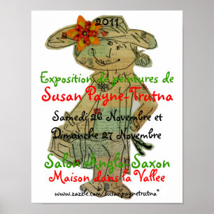 Exposition de Peintures deスーザンPayne-Trutna ポスター
