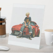 expositor en l de coche modificado 台座サイン (インサイチュ)