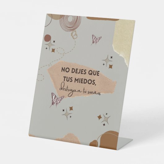 Expositor en L Profesional para Promociones y Seña 台座サイン (正面)