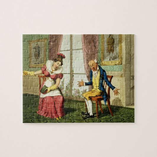 Expostulation、パブ。 G. Humphrey著、1821年(colo ジグソーパズル (横)