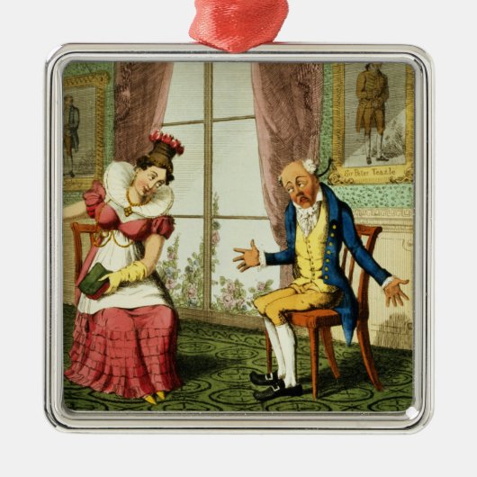 Expostulation、パブ。 G. Humphrey著、1821年(colo メタルオーナメント (正面)