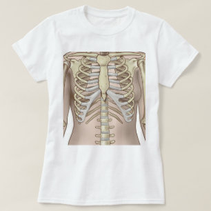 Express®の曖昧な女性の骨組解剖学 Tシャツ