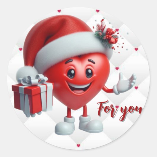 Express your affection effortlessly. ラウンドシール (正面)