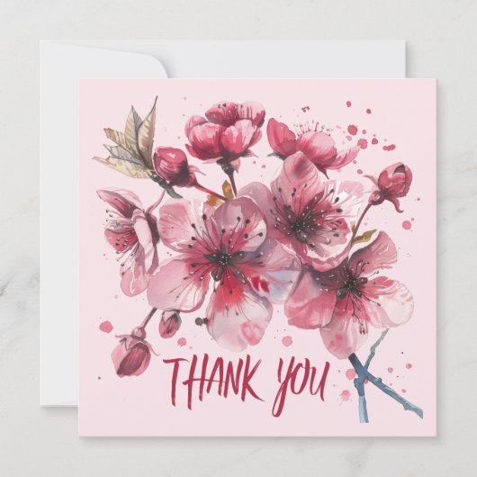 Expressing deepest gratitude. Thank You Card サンキューカード (正面)