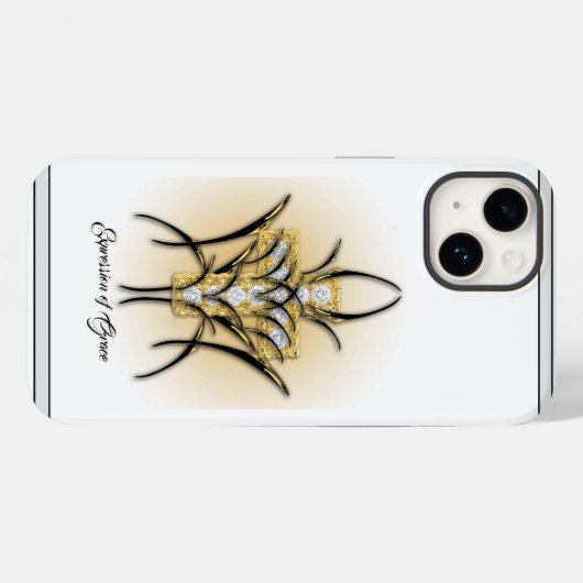 「Expression of Grace」、Apple iPhone 14ケース Case-Mate iPhoneケース (裏面 (横))