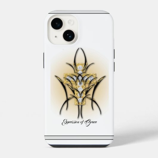 "Expression of Grace" Apple iPhone 14 カース iPhoneケース (裏面)