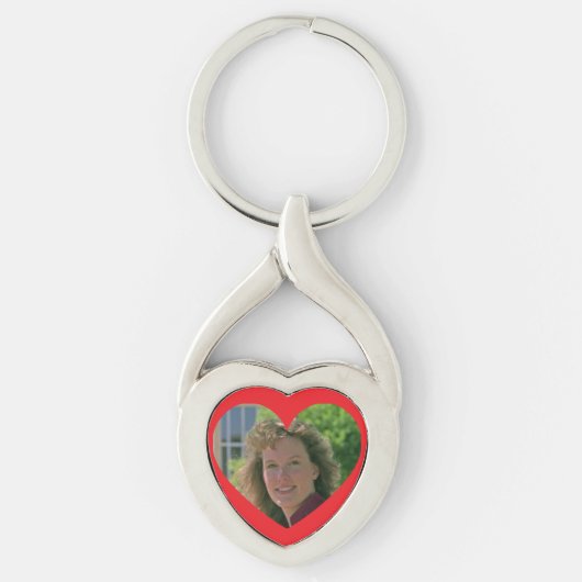 Expression of love -- photo Heart-shaped キーホルダー (正面)
