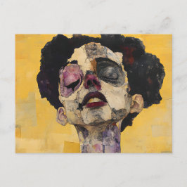 Expressionist Ethereal Portrait - Surrealist  ポストカード