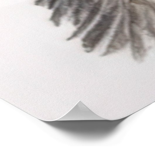 Expressive CloseUp Yorkshire Terrier Dog Portrait ポスター (角)