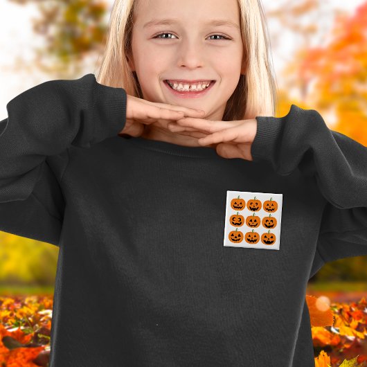 Expressive Happy Jack-O'-Lanterns 缶バッジ