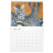 Expressive Wildlife Calendar 2027 カレンダー (3月 2027)