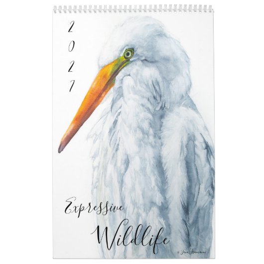 Expressive Wildlife Calendar 2027 カレンダー (カバー)