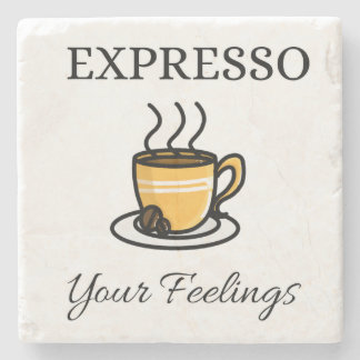Expressoあなたの感覚かわいいエスプレッソコーヒー ストーンコースター