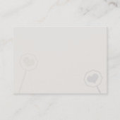 Expressoコーヒーカフェ名刺 名刺 (裏面)