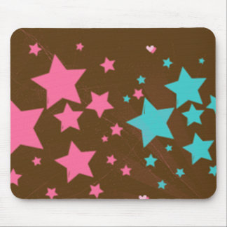 Expressoピンクと青の星 – mousepad マウスパッド