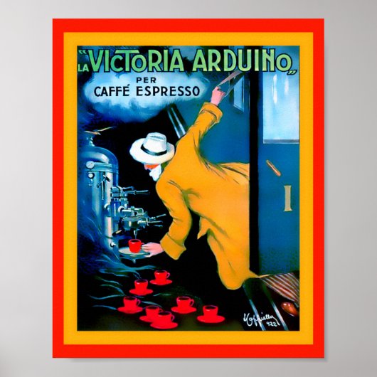 Expresso Coffee Machine Poster Ad 1922 (copy) ポスター (正面)