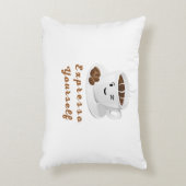 Expresso Yourself – Funny Smiling Coffee Tee アクセントクッション (正面(垂直))