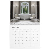 Exquisite Bathtub Calendar カレンダー (3月 2026)