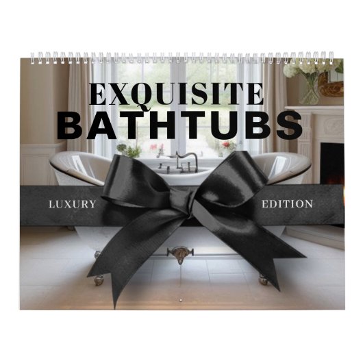 Exquisite Bathtub Calendar カレンダー (カバー)
