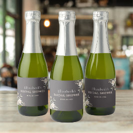 Exquisite Bloom Boho Bridal Shower スパークリングワインラベル