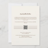 Exquisite Cherish Purple & Yellow Floral Bouquet セーブザデート (裏面)