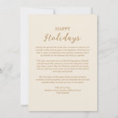 Exquisite Christmas Angel Flowers Victorian  シーズンカード (裏面)